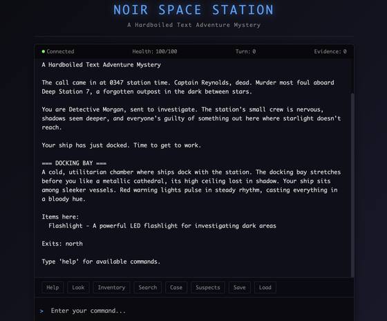 Noir Space Station screenshot